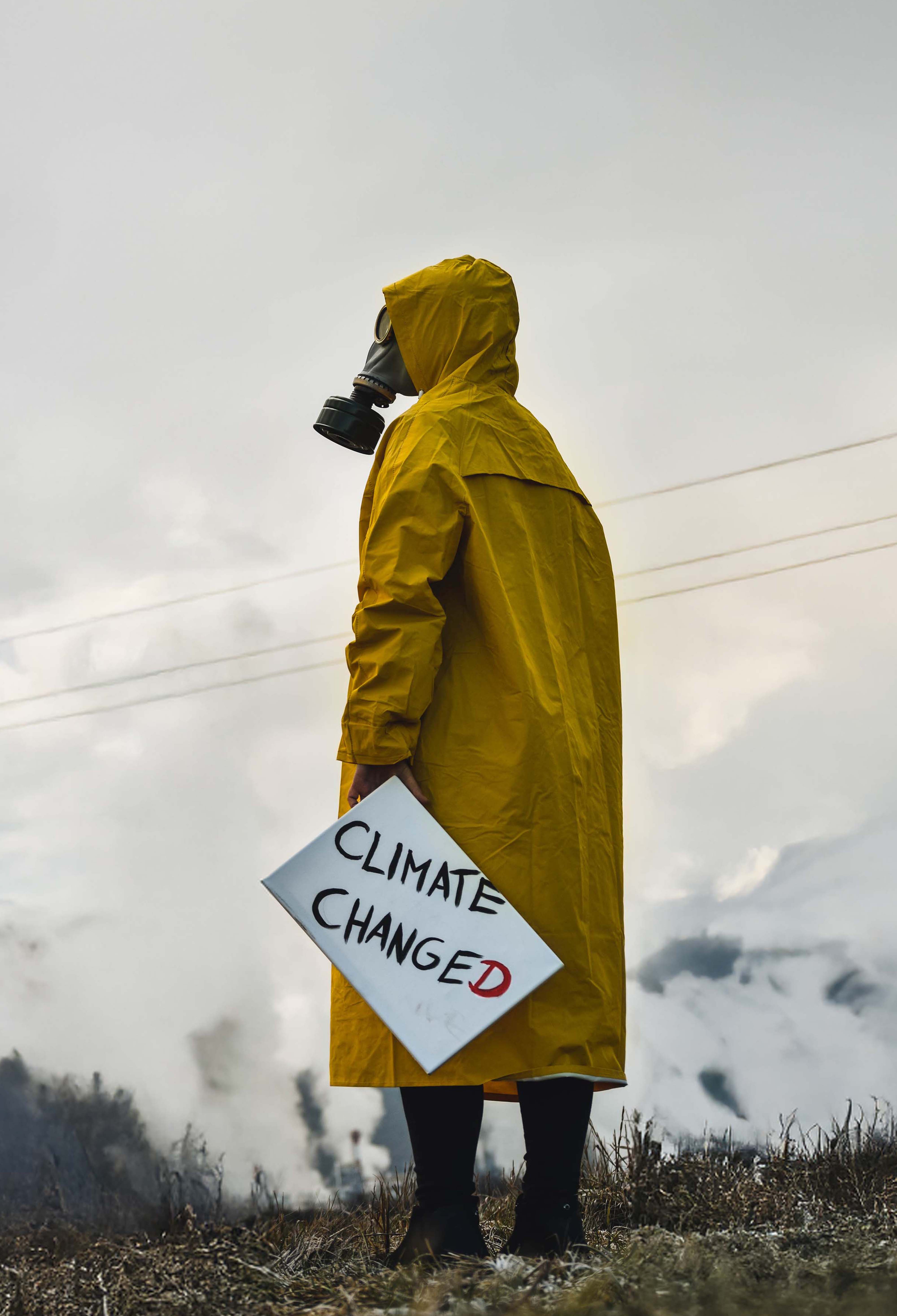 Climate change awareness award-winning creative portrait by AZX Creative