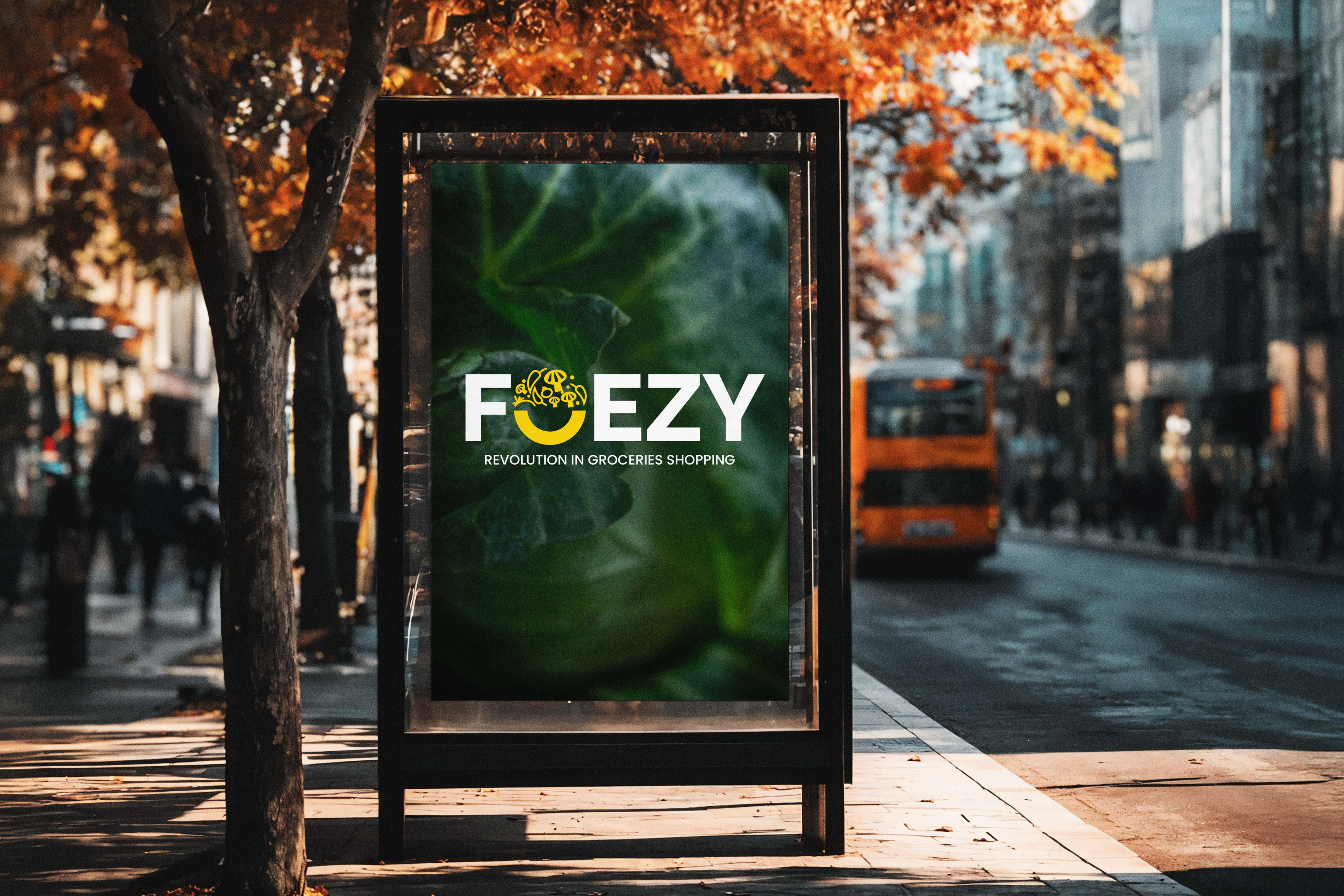 Foezy food ordering app logo by AZX Creative